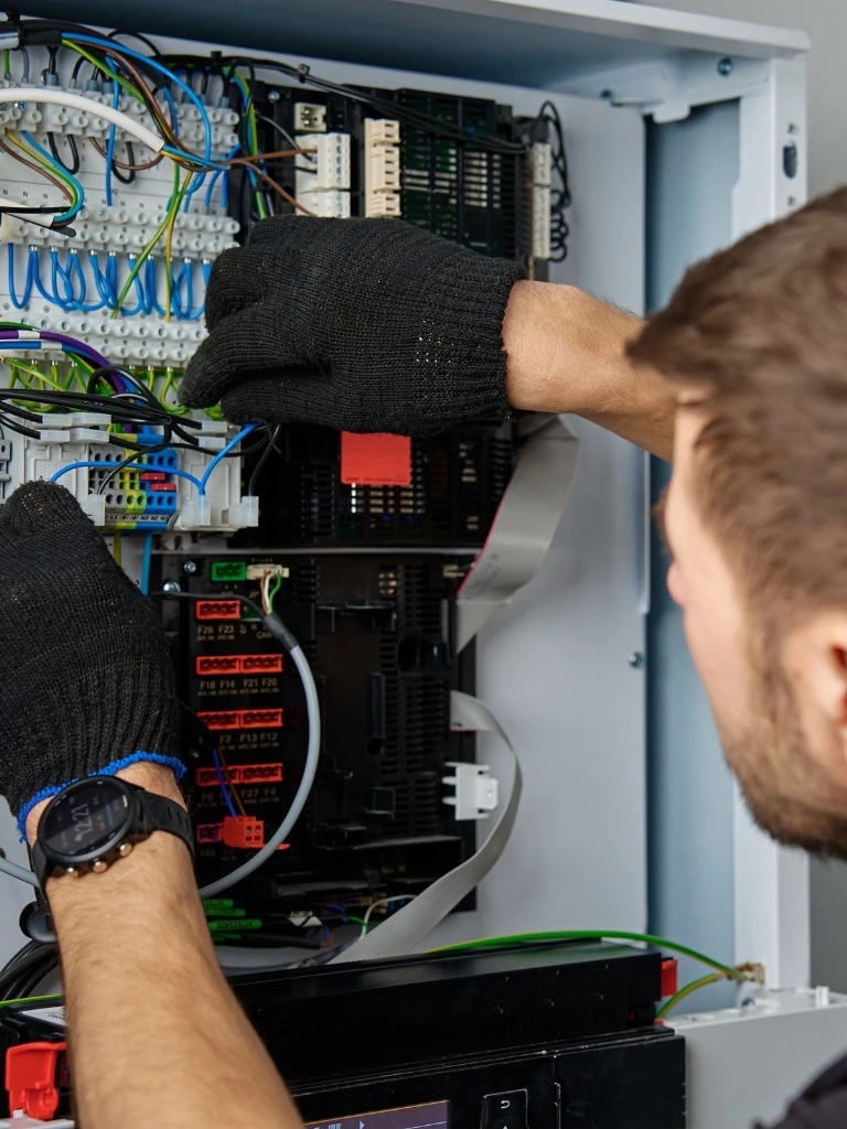 Electrician Work in Coffee Shop
