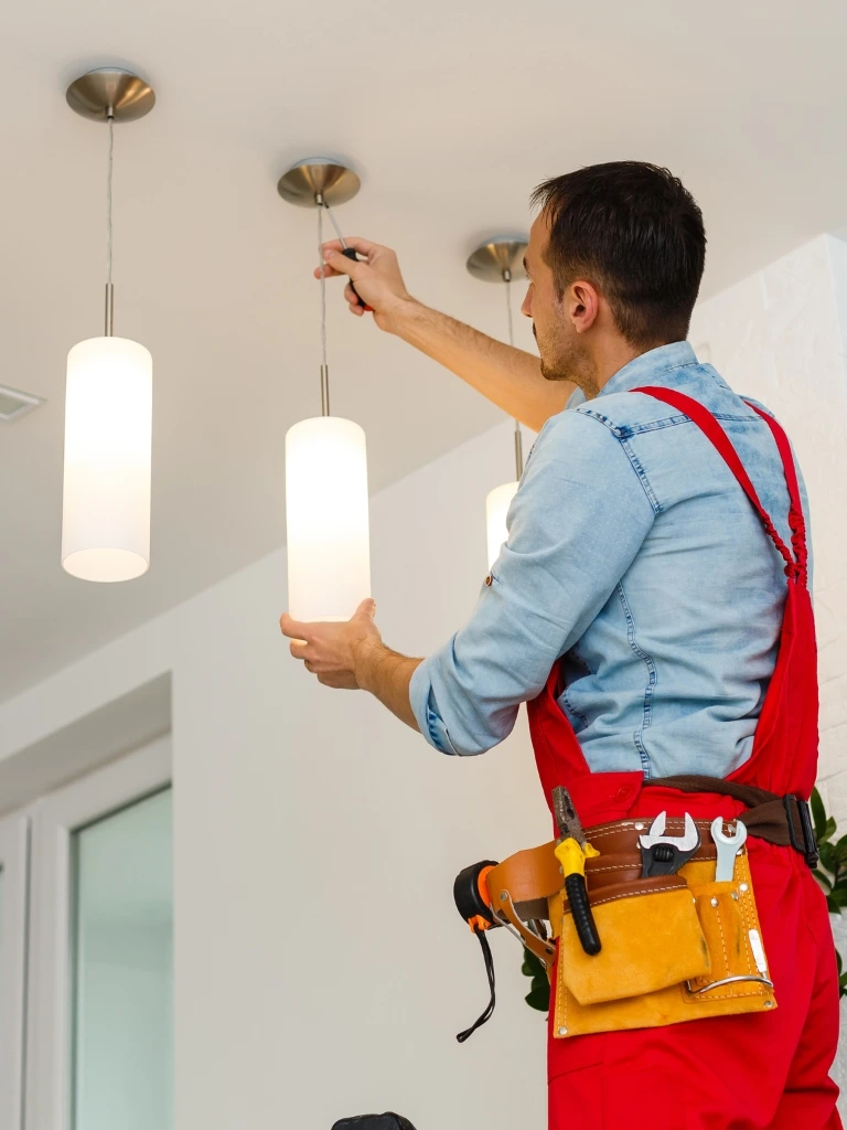 Light Fitting in Shop